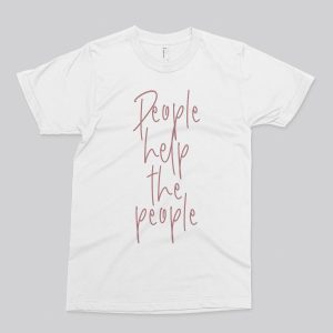 Μπλουζάκι κοντομάνικο unisex | Λευκό | people help the people